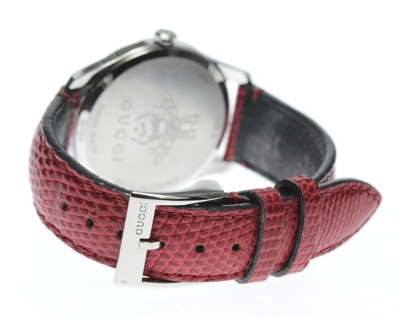 Gucci G-Timeless Mother of Pearl Red Dial Red Leather Strap Watch For Women - YA1264041 Buy Now By Gucci