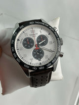 Tissot T Sport PRS 516 Chronograph Silver Dial Brown Leather Strap Watch for Men - T131.617.16.032.00 Buy Now By Tissot