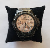 Michael Kors Everest Quartz Rose Gold Dial Black Steel Strap Watch For Women - MK5872 Buy Now By Michael Kors