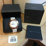 Marc Jacobs Blade White Dial White Leather Strap Watch for Women - MBM1201 Buy Now By Marc Jacobs