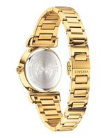 Versace V-Motif Gold Dial Gold Steel Strap Watch for Women - VERE00618 Buy Now By Versace