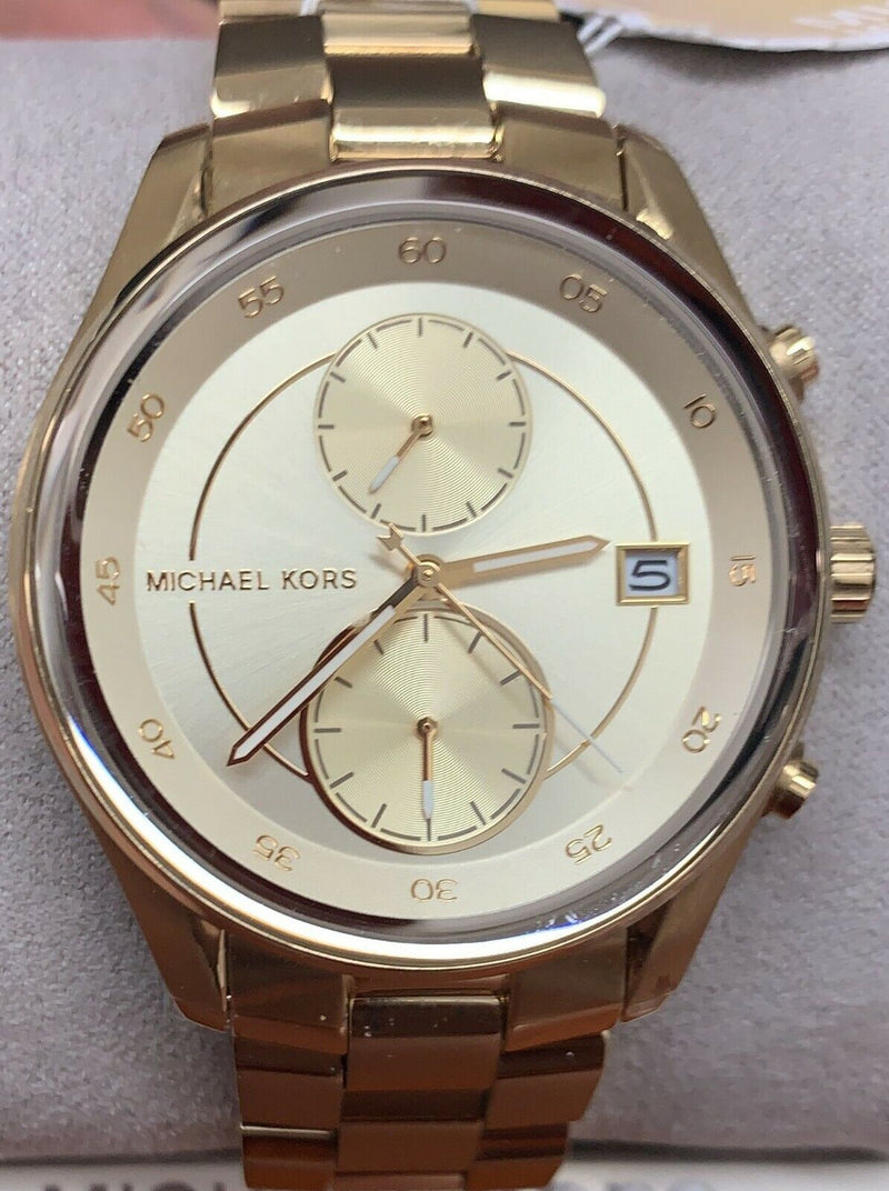 Michael Kors Briar Analog Gold Dial Gold Steel Strap Watch For Women - MK6464 Buy Now By Michael Kors