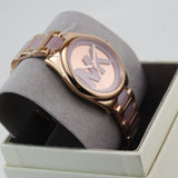 Michael Kors Janelle Three Hand Rose Gold Dial Two Tone Steel Strap Watch For Women - MK7135 Buy Now By Michael Kors