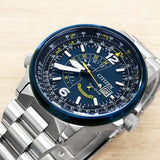 Citizen Promaster Nighthawk Eco Drive Navy Blue Dial Silver Steel Strap Watch For Men - BJ7006-56L Buy Now By Citizen
