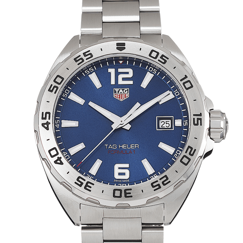 Tag Heuer Formula 1 Blue Dial Silver Steel Strap Watch for Men - WAZ1118.BA0875 Buy Now By Tag Heuer