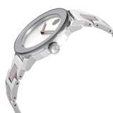 Shop Movado Bold Silver Dial Two Tone Steel Strap Watch for Women - 3600702 in USA