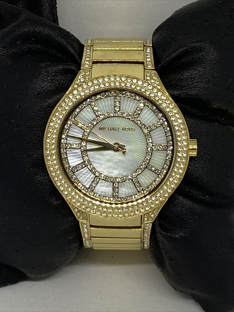 Michael Kors Kerry Mother of Pearl Dial Gold Steel Strap Watch for Women - MK3312 Buy Now By Michael Kors