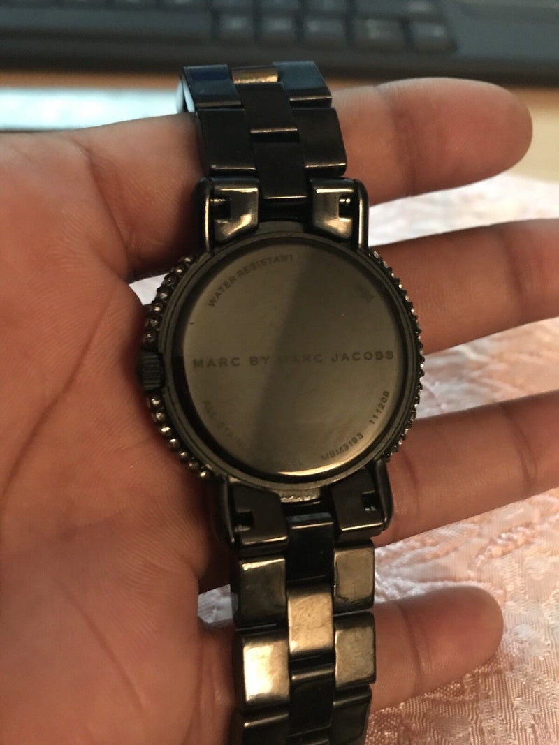 Marc Jacobs Marci Black Dial Black Steel Dial Strap Watch for Women - MBM3193 Buy Now By Marc Jacobs