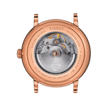 Tissot Carson Premium Powermatic 80 White Dial Brown Leather Strap Watch For Men - T122.407.36.031.00