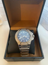 Guess Rigor Multi Function Black Dial Rose Gold Steel Strap Watch For Men - W0218G3 Buy Now By Guess