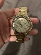 Michael Kors Everest Chronograph Gold Dial Gold Steel Strap Watch for Women - MK5871 Buy Now By Michael Kors