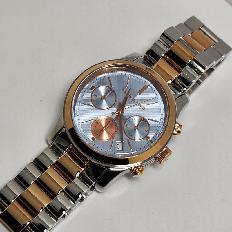 Michael Kors Runway Chronograph Blue Dial Two Tone Steel Strap Watch For Women - MK6166 Buy Now By Michael Kors