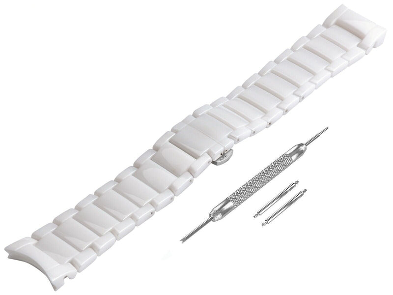Emporio Armani Ceramica Chronograph White Dial White Strap Watch For Men - AR1453 Buy Now By Emporio Armani
