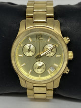 Michael Kors Runway Gold Dial Gold Steel Strap Watch for Women - MK5384 Buy Now By Michael Kors