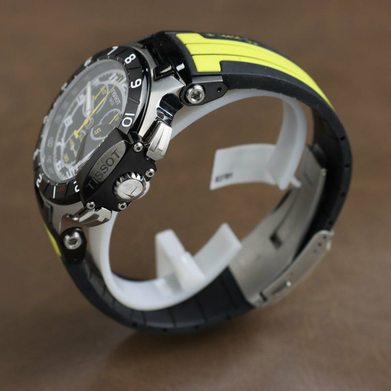 Tissot T Race Thomas Luthi Chronograph Grey Dial Black Rubber Strap Watch For Men - T092.417.27.067.00 Buy Now By Tissot