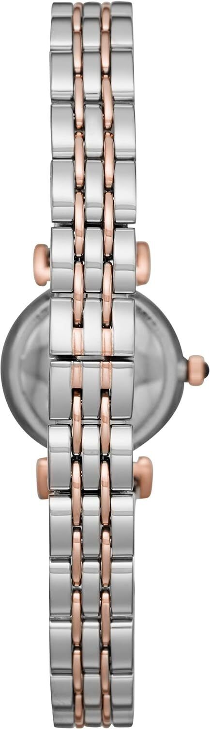 Emporio Armani Gianni T Bar Quartz Blue Dial Two Tone Steel Strap Watch For Women - AR11222 Buy Now By Emporio Armani