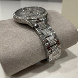Michael Kors Runway Crystals Silver Dial Silver Steel Strap Watch for Women - MK3822 Buy Now By Michael Kors