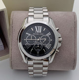Michael Kors Bradshaw Black Dial Silver Steel Strap Watch for Men - MK5705 Buy Now By Michael Kors