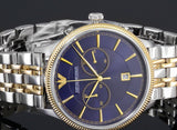 Emporio Armani Classic Blue Dial Two Tone Steel Strap Watch For Men - AR1847 Buy Now By Emporio Armani