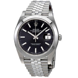 Shop Rolex Datejust 41 Oyster Black Dial Oystersteel Jubilee Bracelet Watch for Men - M126300-0012 in USA