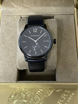 Shop Burberry The Classic Black Dial Black Leather Strap Watch for Men - BU10003 in USA