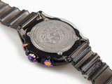 Versace Icon Active Chronograph Quartz Black Dial Black Steel Strap Watch For Men - VEZ701022 Buy Now By Versace