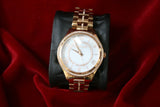 Michael Kors Lauryn Mother of Pearl Dial Rose Gold Steel Strap Watch for Women - MK3716 Buy Now By Michael Kors