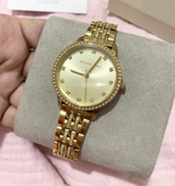 Michael Kors Melissa Quartz Gold Dial Gold Steel Strap Watch for Women - MK4368 Buy Now By Michael Kors