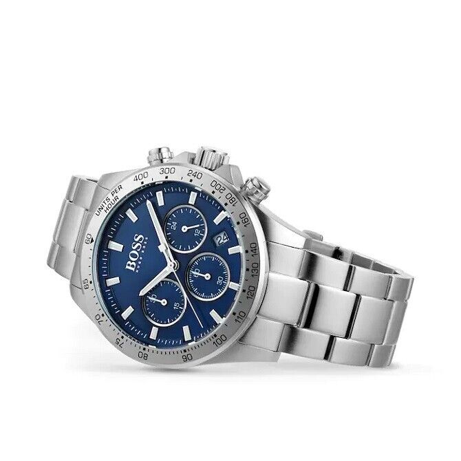 Hugo Boss Hero Sport Blue Dial Silver Steel Strap Watch for Men - 1513755 Buy Now By Hugo Boss