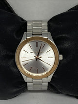 Michael Kors Mini Slim Runway Silver Dial Silver Steel Strap Watch for Women - MK3514 Buy Now By Michael Kors