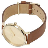 Coach Perry Analog Gold Dial Brown Leather Strap Watch for Women - 14503331-C Buy Now By Coach
