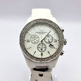 Emporio Armani Ceramica Chronograph White Dial White Ceramic Strap Watch For Women - AR1456 Buy Now By Emporio Armani