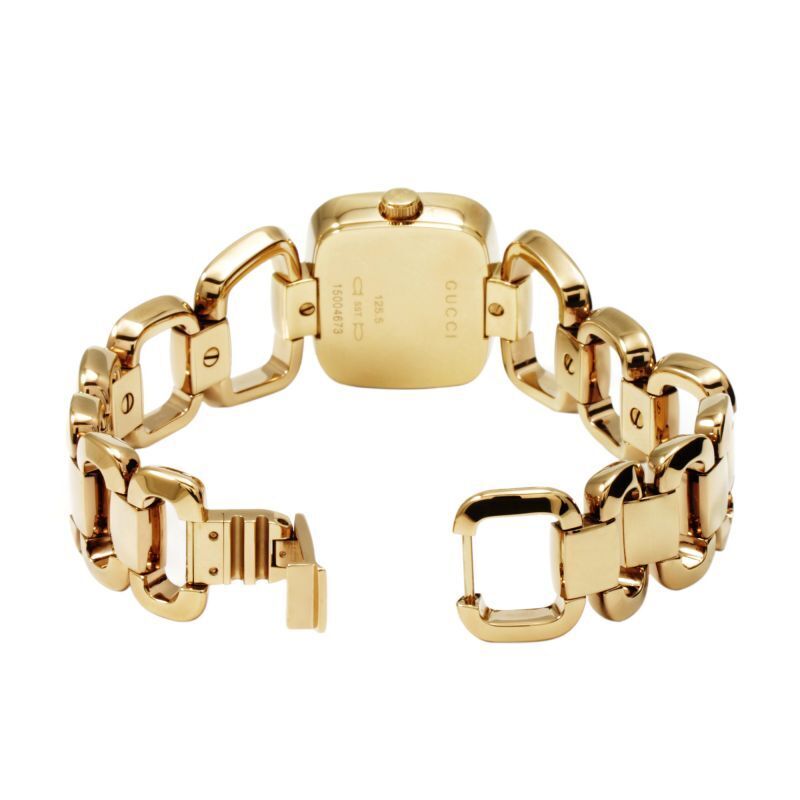 Gucci G Gucci Sunbrushed Brown Dial Rose Gold Steel Strap Watch For Women - YA125511 Buy Now By Gucci