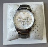 Emporio Armani Sportivo Chronograph Silver Dial Silver Steel Strap Watch For Men - AR5963 Buy Now By Emporio Armani