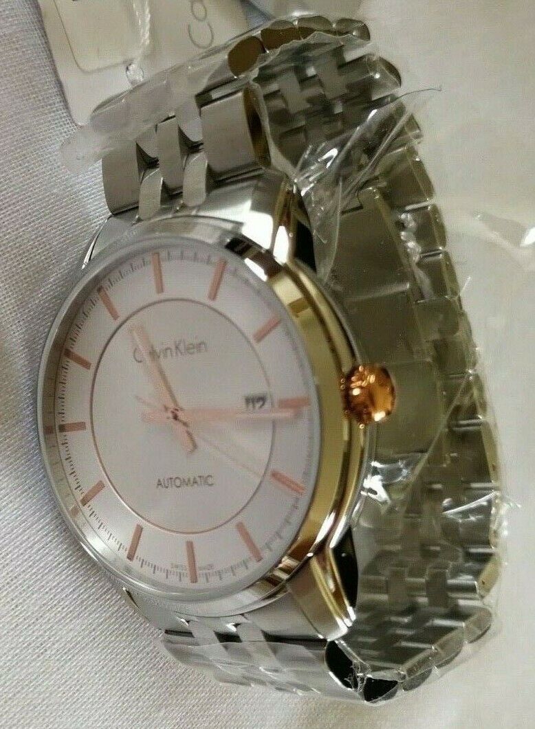 Calvin Klein Infinity Silver Dial Silver Steel Strap Watch for Men - K5S34B46 Buy Now By Calvin Klein