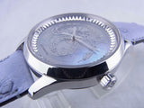 Gucci G Timeless Automatic Mother of Pearl Dial Blue Leather Strap Watch For Women - YA1264113 Buy Now By Gucci