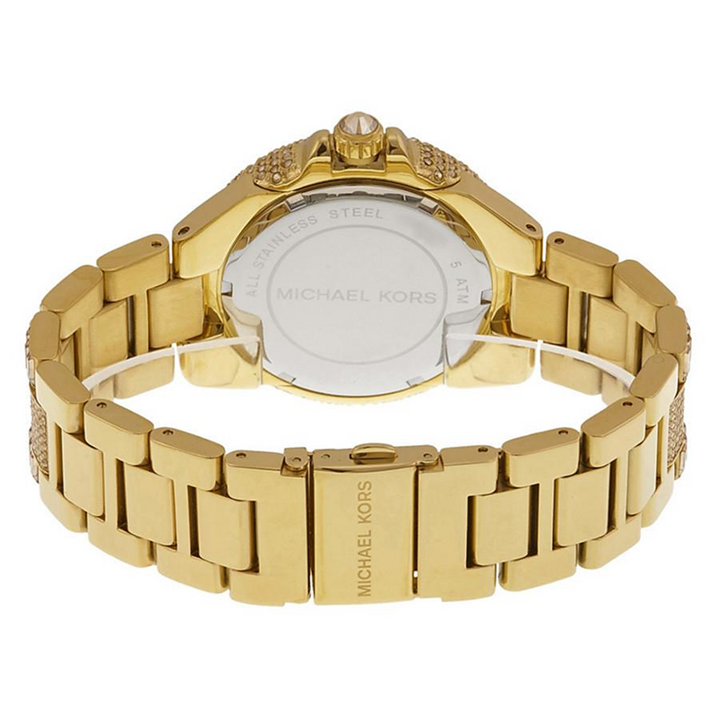 Michael Kors Camille Diamonds Gold Dial Gold Steel Strap Watch for Women - MK5720 Buy Now By Michael Kors