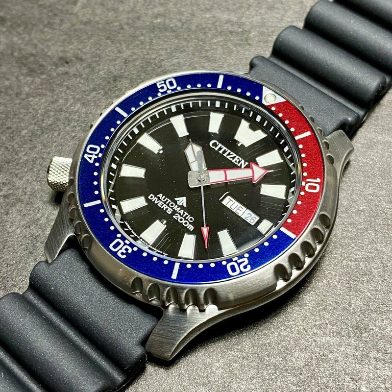 Citizen Promaster Automatic 200M Diver Fugu Limited Edition Black Dial Black Rubber Strap Watch For Men - NY0110 Buy Now By Citizen