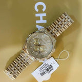 Michael Kors Lexington Chronograph Gold Dial Gold Steel Strap Watch For Men - MK8579 Buy Now By Michael Kors
