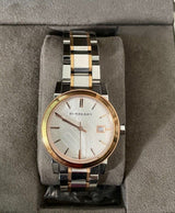 Burberry The City White Dial Two Tone Steel Strap Watch for Women - BU9105 Buy Now By Burberry