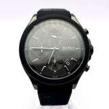 Shop Hugo Boss Velocity Black Dial Black Rubber Strap Watch for Men - 1513720 in USA