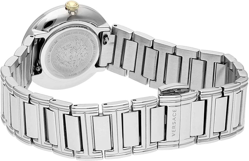Versace Virtus Quartz White Dial Silver Steel Strap Watch For Women - VET300621 Buy Now By Versace