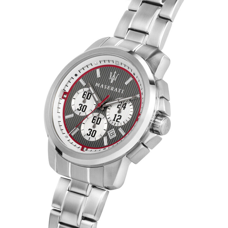 Maserati Royale Chronograph Grey Dial Silver Steel Strap Watch For Men - R8873637003 Buy Now By Maserati