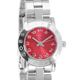Marc Jacobs Amy Red Dial Silver Steel Strap Watch for Women - MBM3335 Buy Now By Marc Jacobs