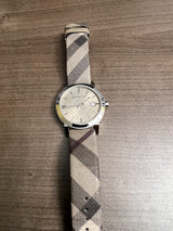 Burberry The City Nova Beige Dial Grey Leather Strap Watch for Women - BU9023 Buy Now By Burberry