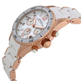 Marc Jacobs Rock Chronograph White Dial White Silicone Strap Watch for Women - MBM2547 Buy Now By Marc Jacobs