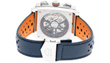 Tag Heuer Monaco Gulf Automatic Chronograph Blue Dial Blue Leather Strap Watch for Men - CBL2115.FC6494 Buy Now By Tag Heuer