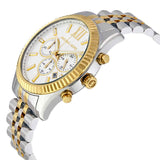Michael Kors Lexington Silver Dial Two Tone Steel Strap Watch for Men - MK8344 Buy Now By Michael Kors
