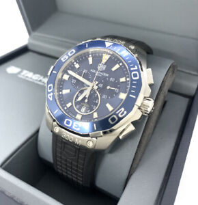 Shop Tag Heuer Aquaracer Blue Dial Watch for Men - CAY111B.FT6041 in USA