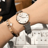 Emporio Armani Retro Mother of Pearl Dial Silver Mesh Bracelet Watch For Women - AR2067 Buy Now By Emporio Armani